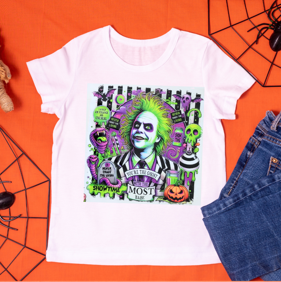Pre-Orden: TSHIRT BLANCA HALLOWEEN
