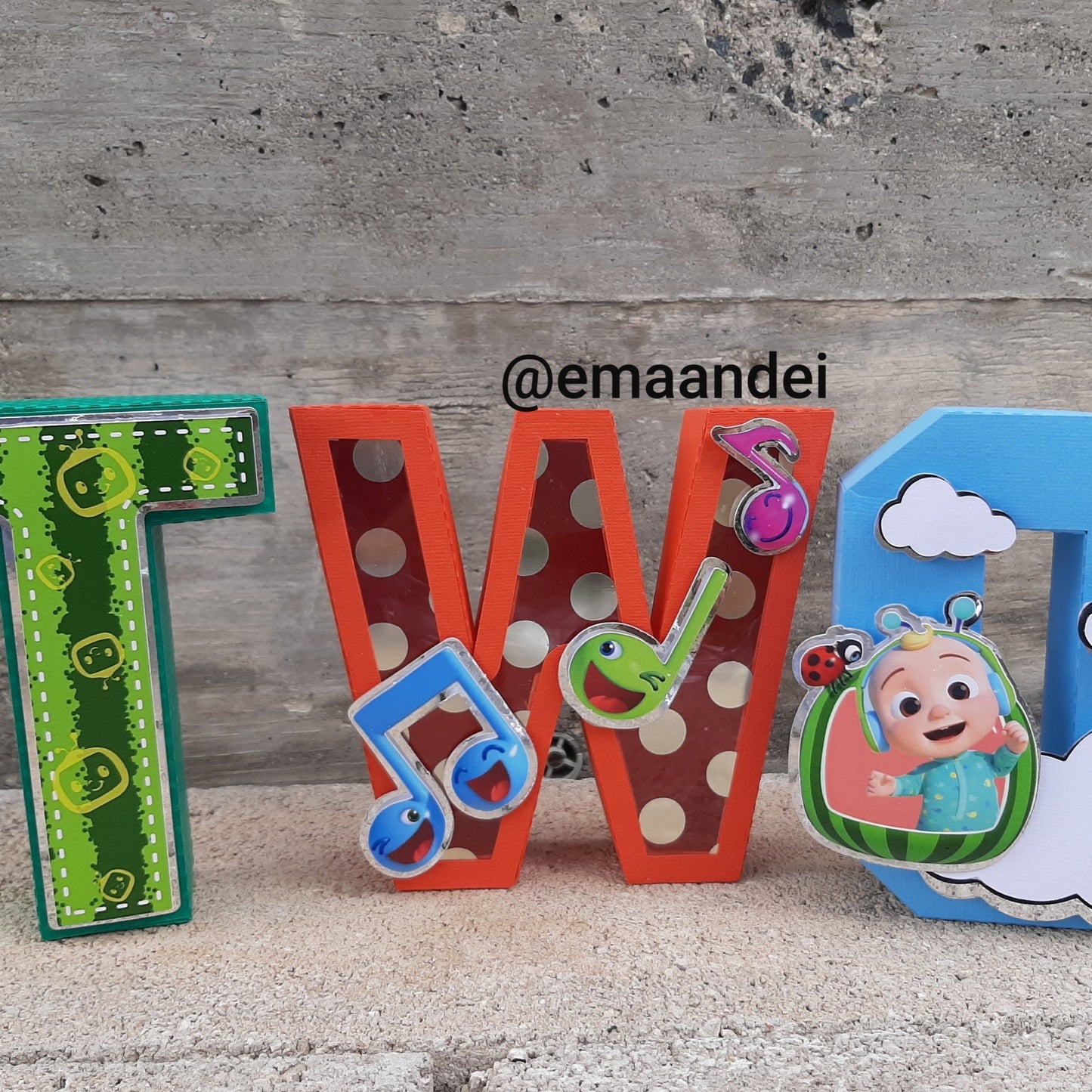 Cocomelon_Letras/Números 3D