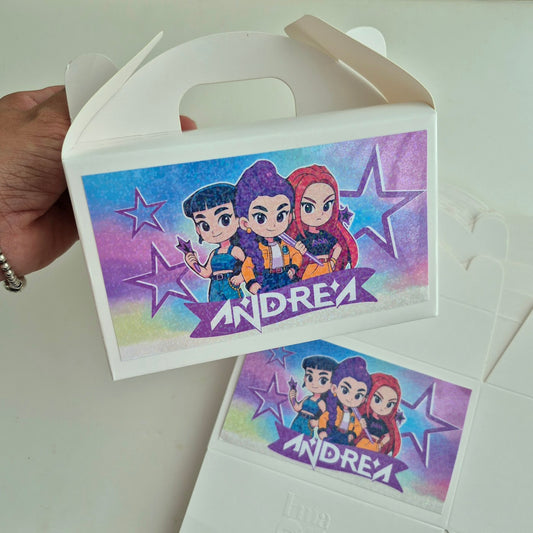 Lonchera Blanca + Etiqueta personalizada