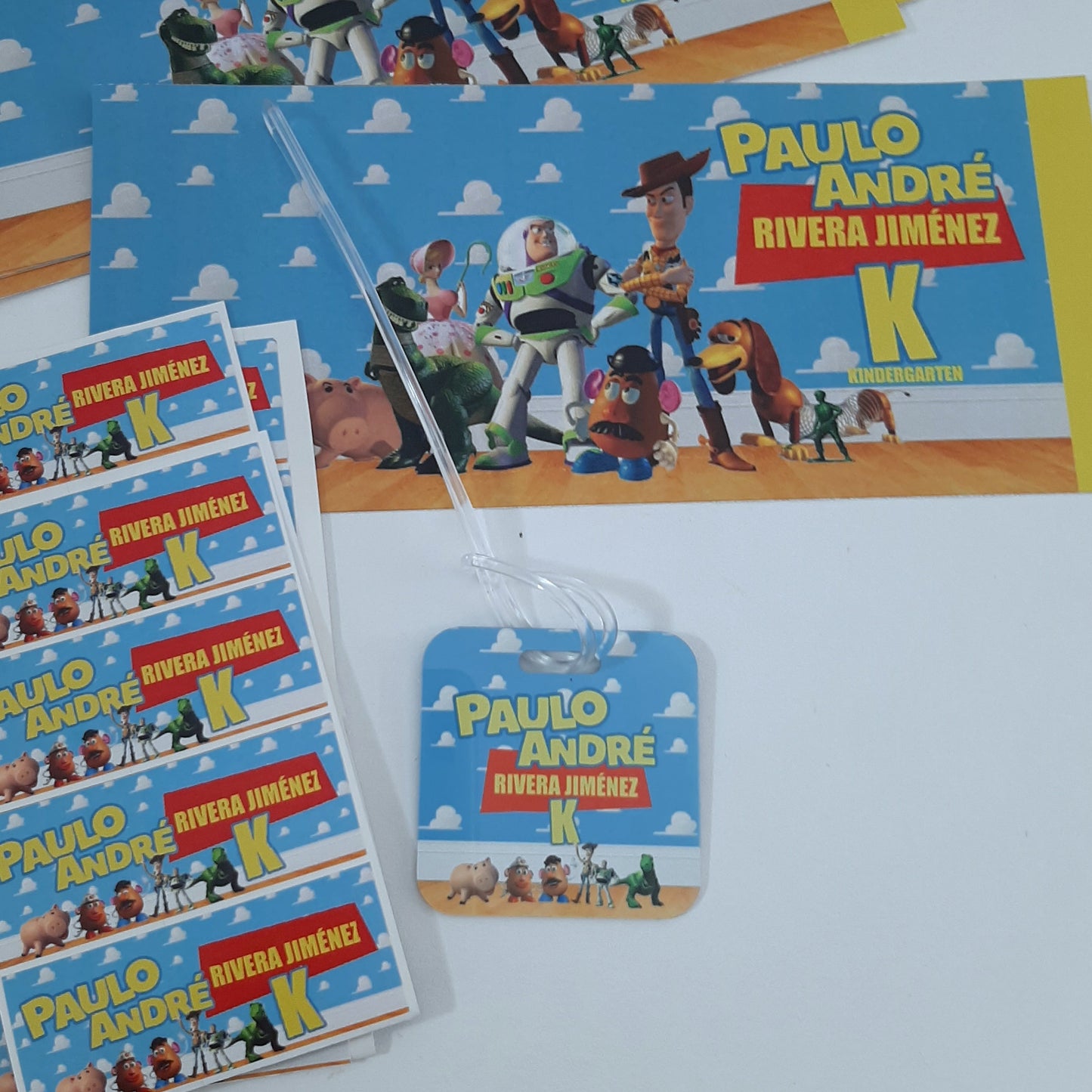 Tag de aluminio cuadrado